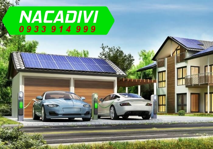 Sạc xe điện bằng năng lượng mặt trời