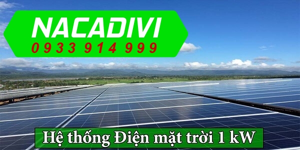 điện mặt trời độc lập 1kw điện năng lượng mặt trời độc lập 1kw