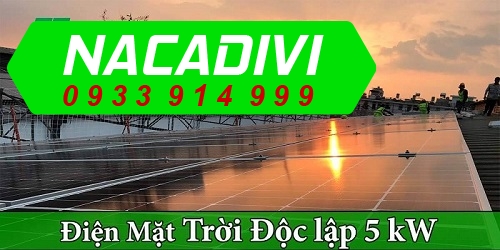 điện mặt trời độc lập 5kW