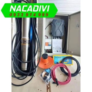 Bơm năng lượng mặt trời 2HP | Bơm hỏa tiễn 1.5kW