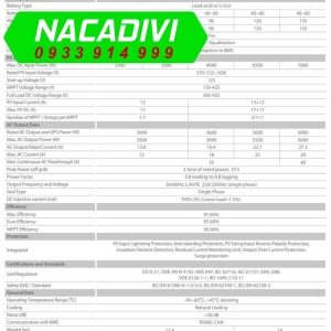 Inverter Hybrid DEYE 3kW SUN-3K-SG04LP1-EU