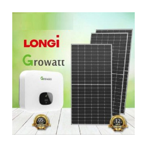 Hệ thống Điện mặt trời 5kW Hòa Lưới Không Lưu Trữ